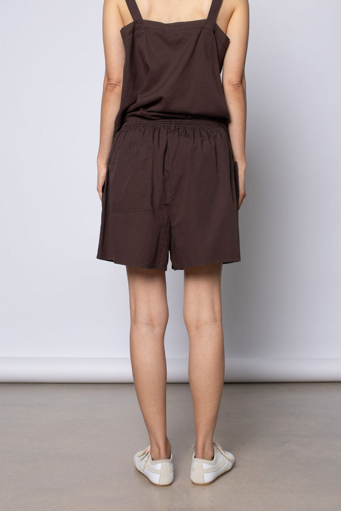 Organic Cotton Shorter Shorts - Cacao