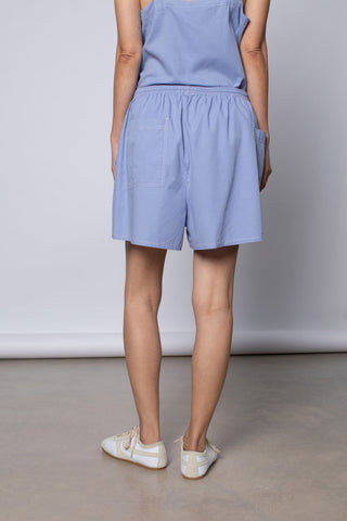 Organic Cotton Shorter Shorts - Dream Blue
