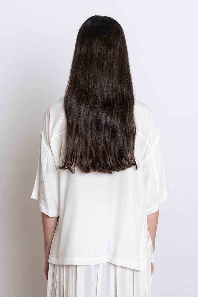 Organic Silk T-Shirt - White