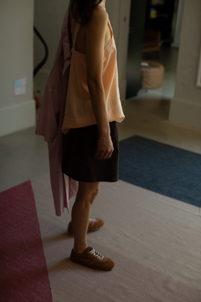 Organic Cotton Camisole - Apricot Cloud