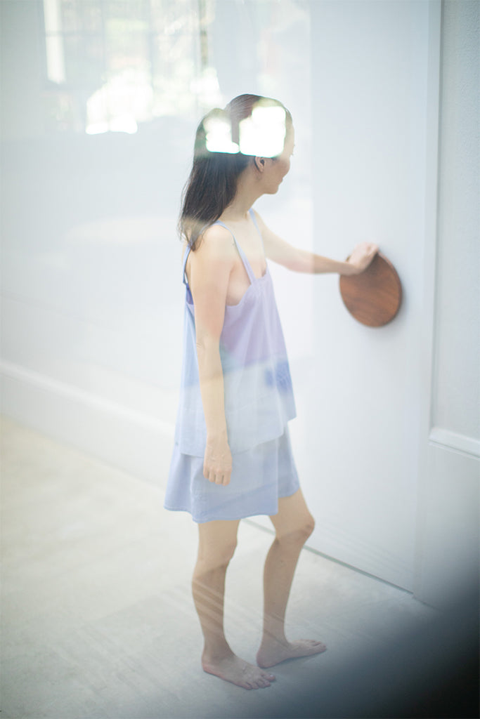 Organic Cotton Shorter Shorts - Dream Blue