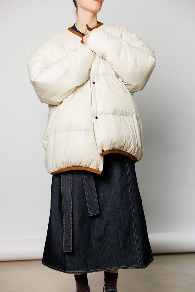 Ortega Down Jacket - Camel/Pearl