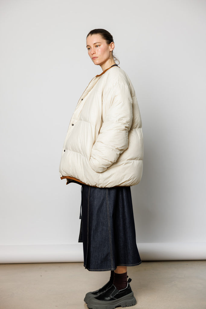 Ortega Down Jacket - Camel/Pearl