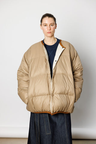 Ortega Down Jacket - Camel/Pearl