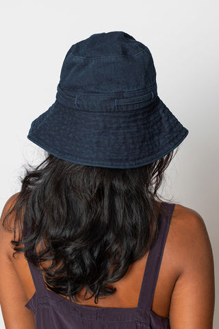 Over Dyed Sun Hat - Washed Black