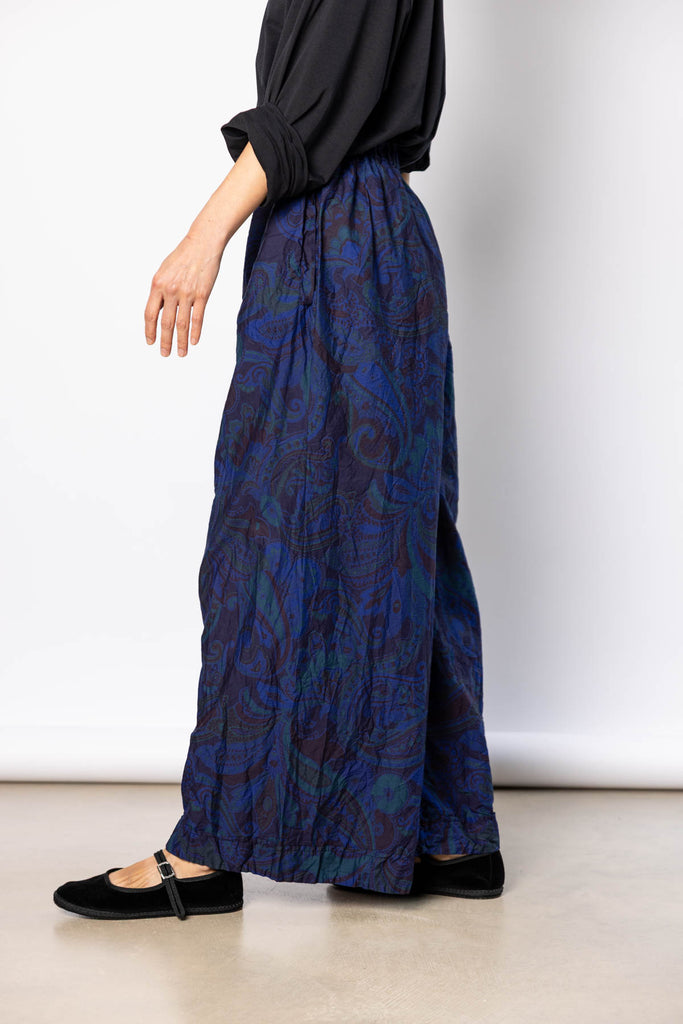 Overdyed Liberty Floral Pigiama Pant - Royal Blue
