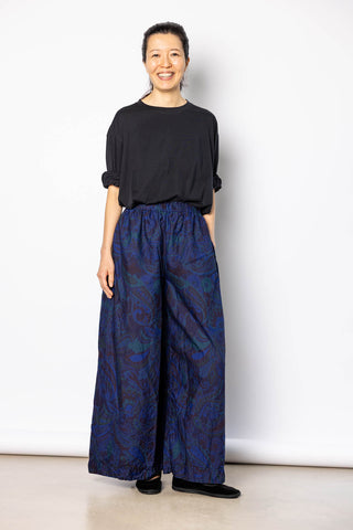 Overdyed Liberty Floral Pigiama Pant - Royal Blue