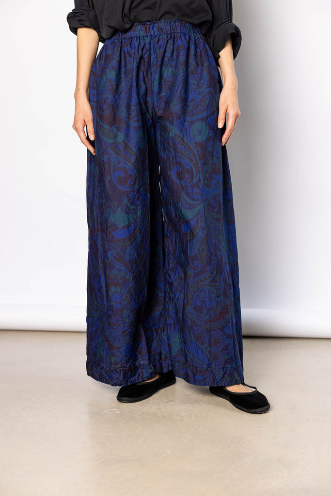 Overdyed Liberty Floral Pigiama Pant - Royal Blue
