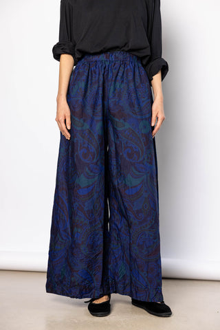 Overdyed Liberty Floral Pigiama Pant - Royal Blue
