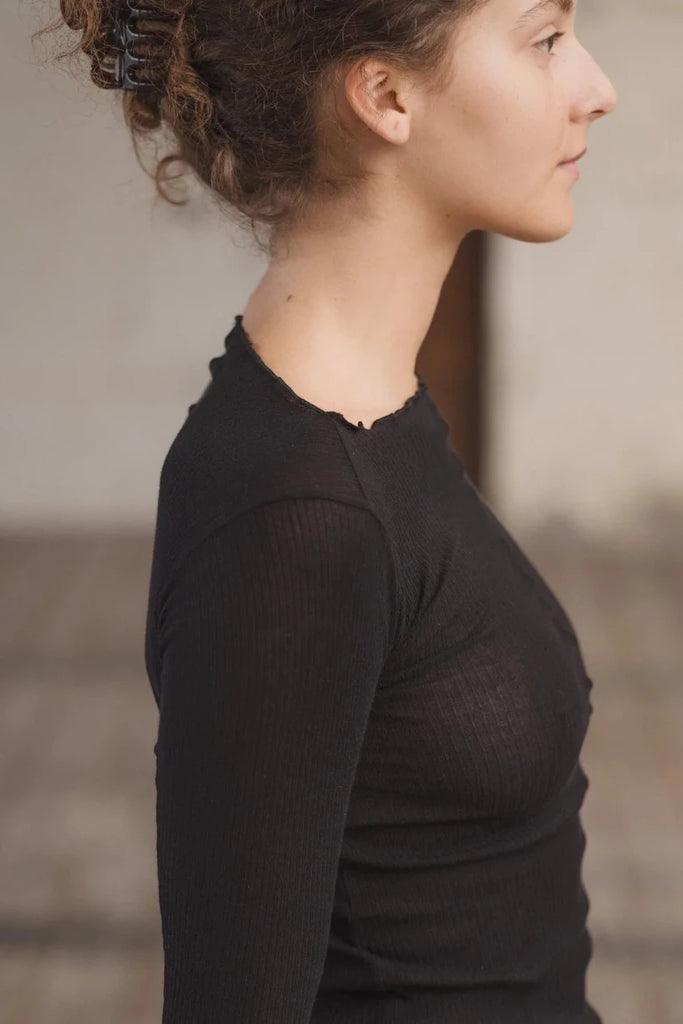 Pama Long Sleeve Top - Black