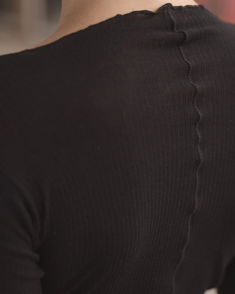 Pama Long Sleeve Top - Black