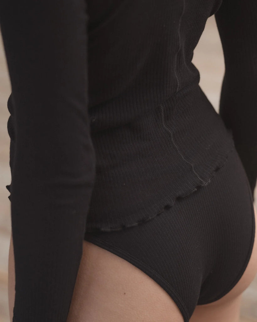 Pama Long Sleeve Top - Black