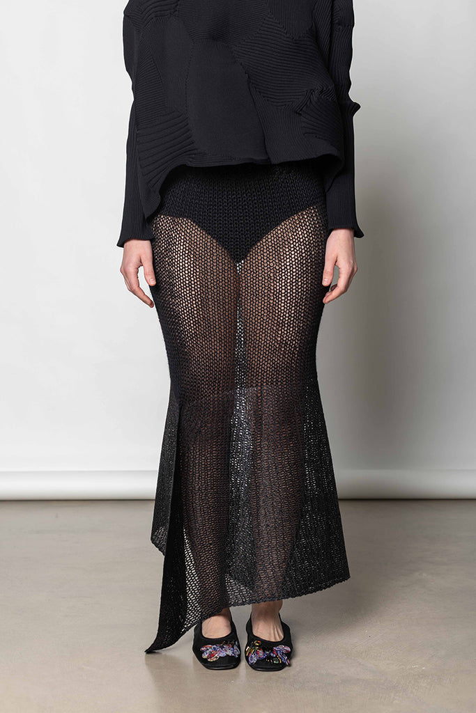 Panini Pulled Skirt - Black