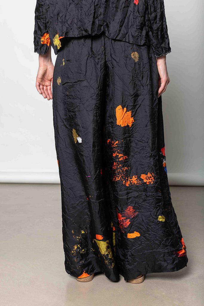 Pantalone Pigiama Tasche Largo - Multi