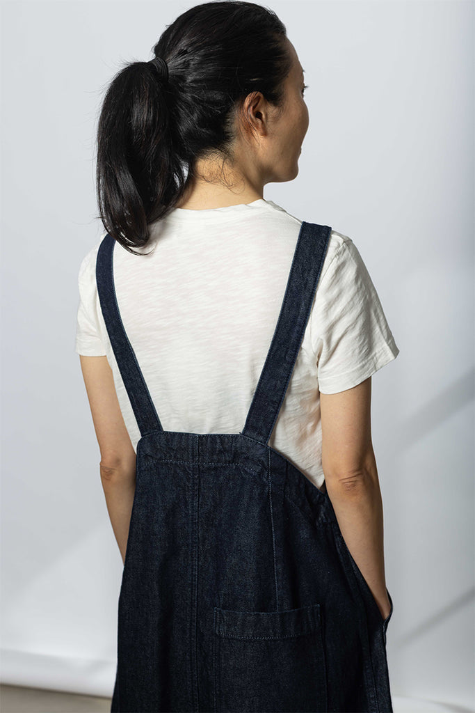 Patch Pocket Denim Dungaree Dress