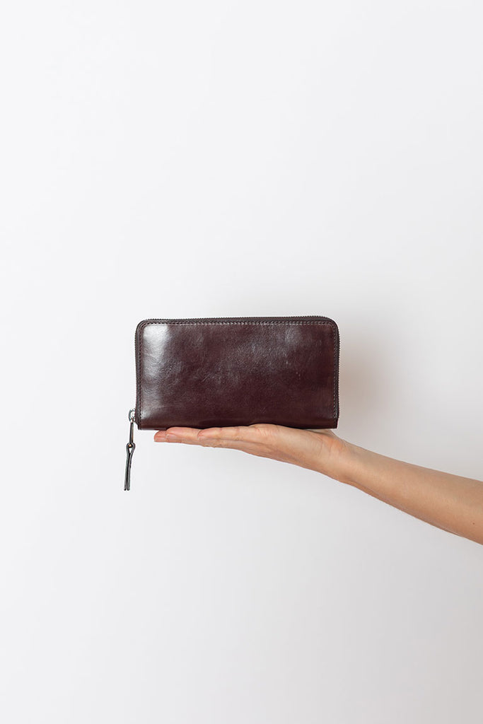 Patina Zip Continental Wallet - Ristretto