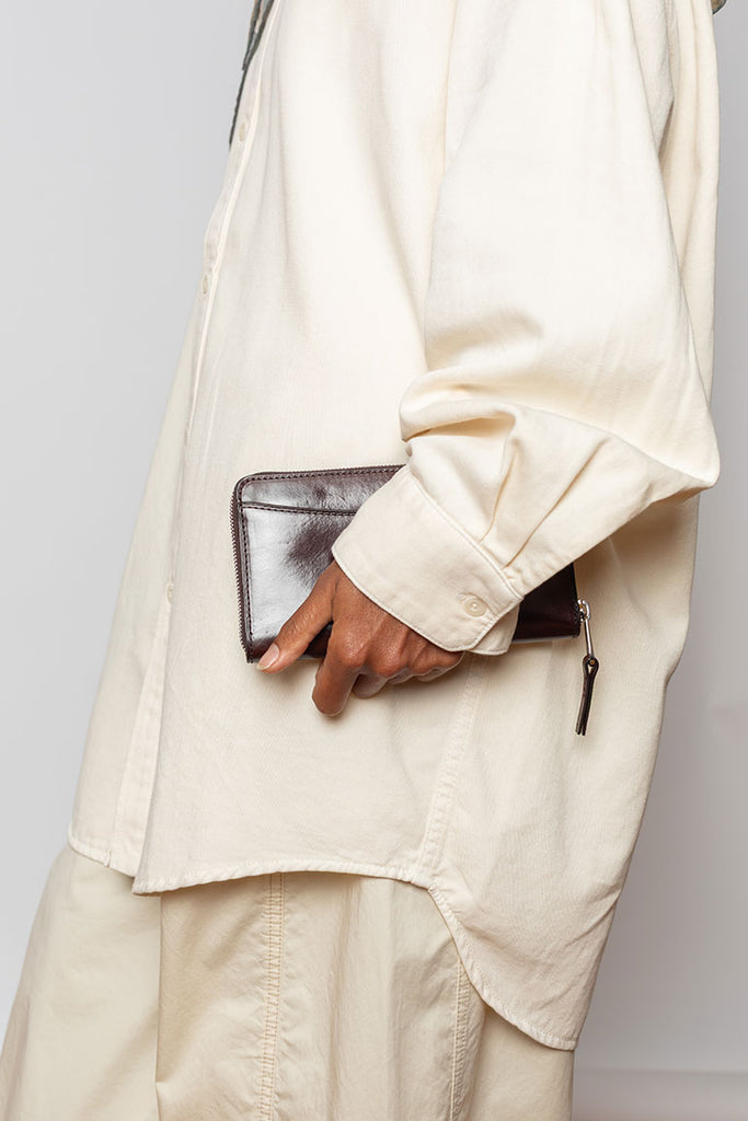 Patina Zip Continental Wallet - Ristretto