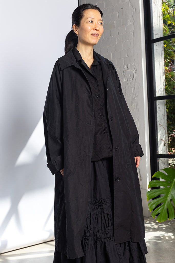 Peche Coat - Black