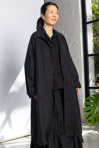 Peche Coat - Black