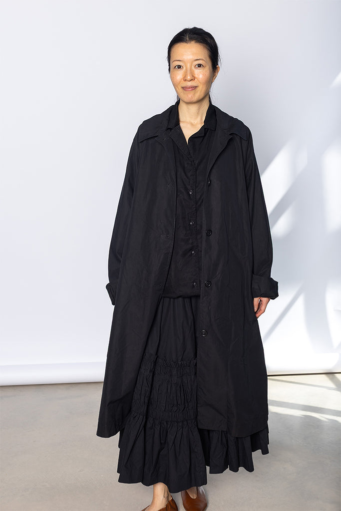 Peche Coat - Black
