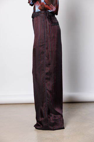 Penn Wide Leg Pants - Burgundy