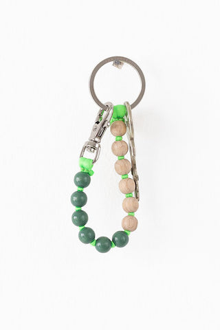 Perlen Short Keyholder - Natural/Salvia/Neon Green