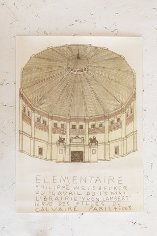 Philippe Weisbecker Poster - Élémentaire