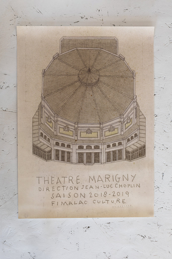 Philippe Weisbecker Poster - Théâtre Marigny