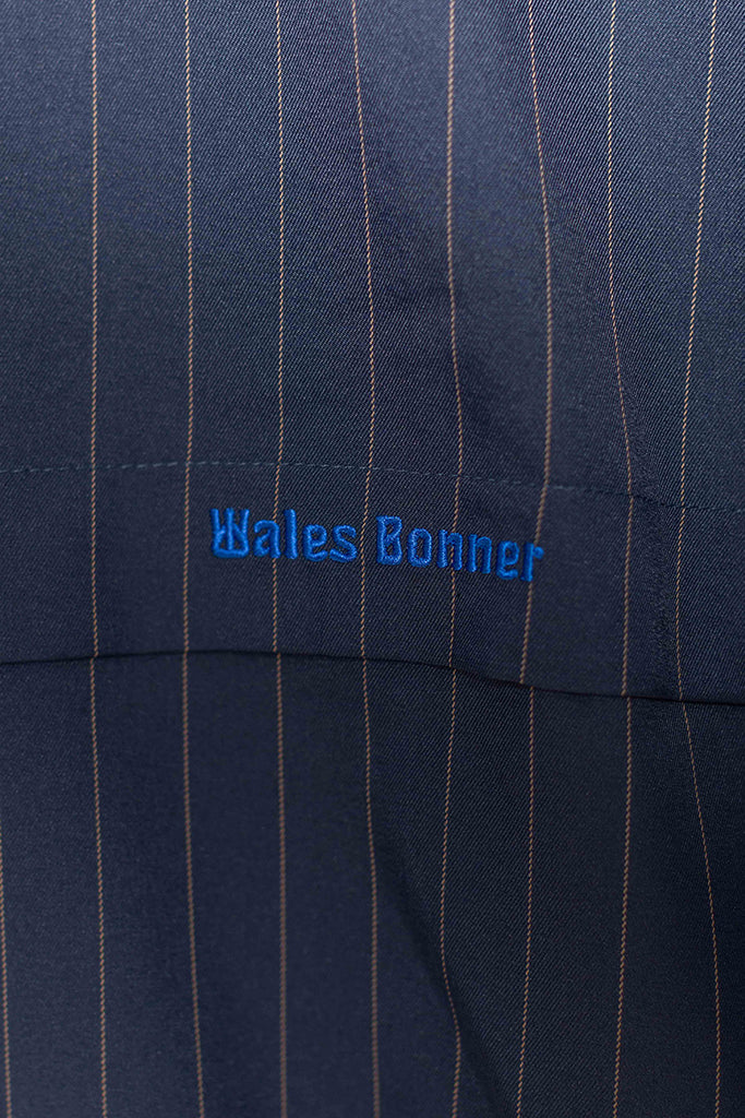 Pinstripe Track Jacket - Night Navy