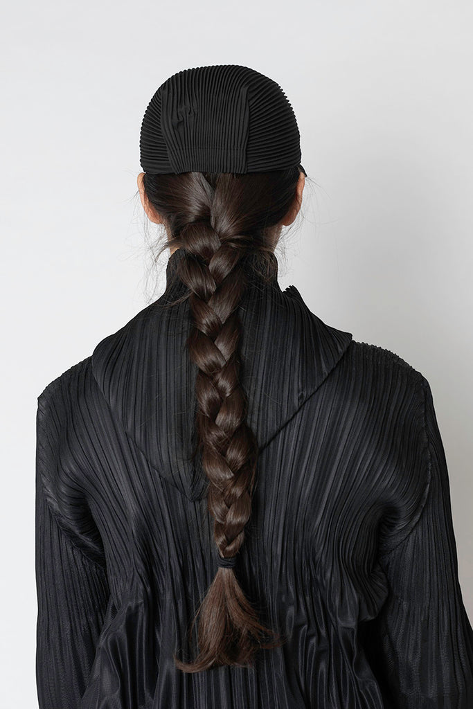 Pleats Cap - Black