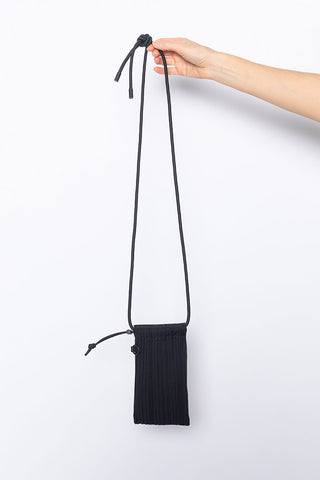 Pleats Mini Pochette - Black