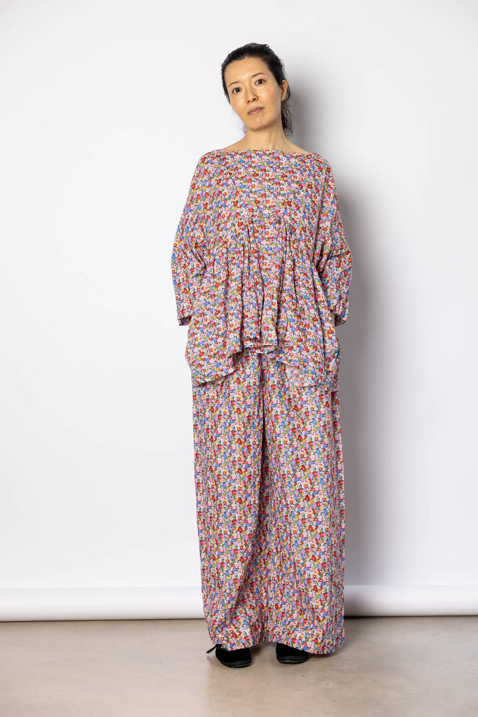 Washed Liberty Floral Blouse - Multi