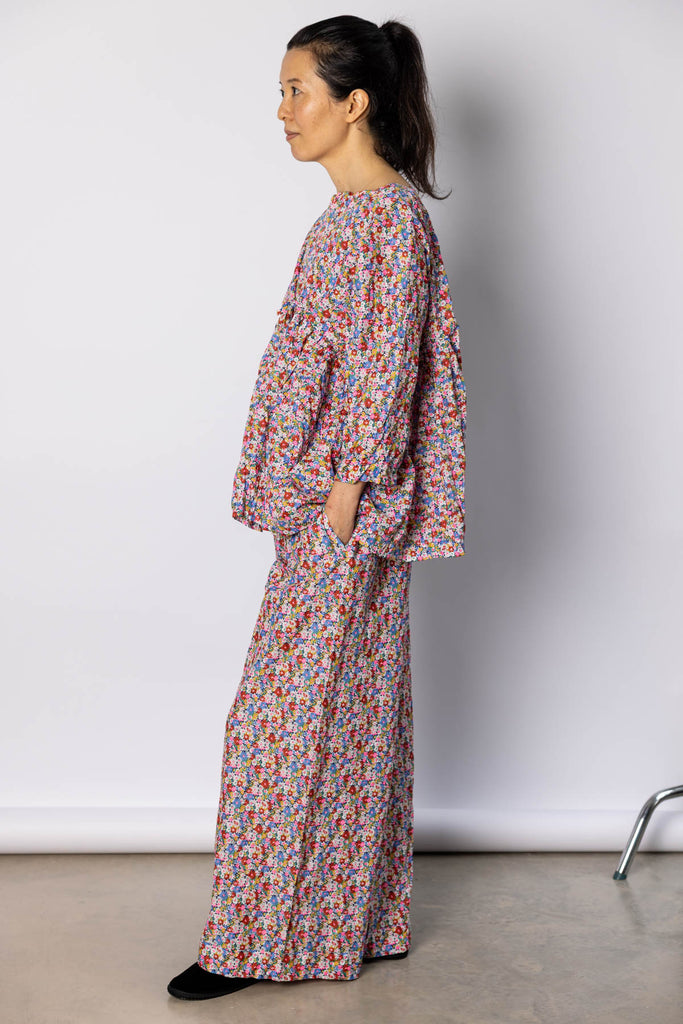 Washed Liberty Floral Blouse - Multi