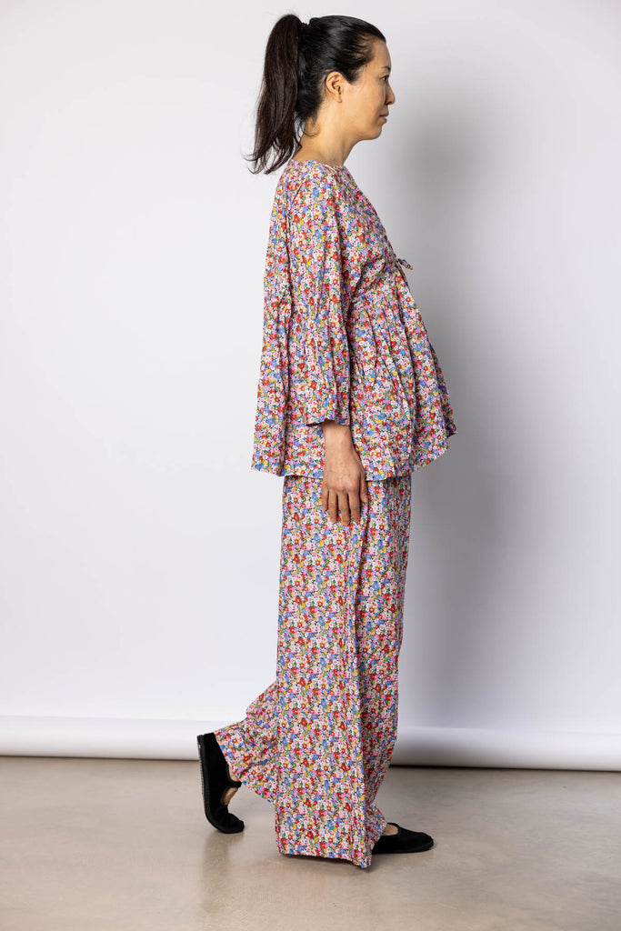 Washed Liberty Floral Blouse - Multi