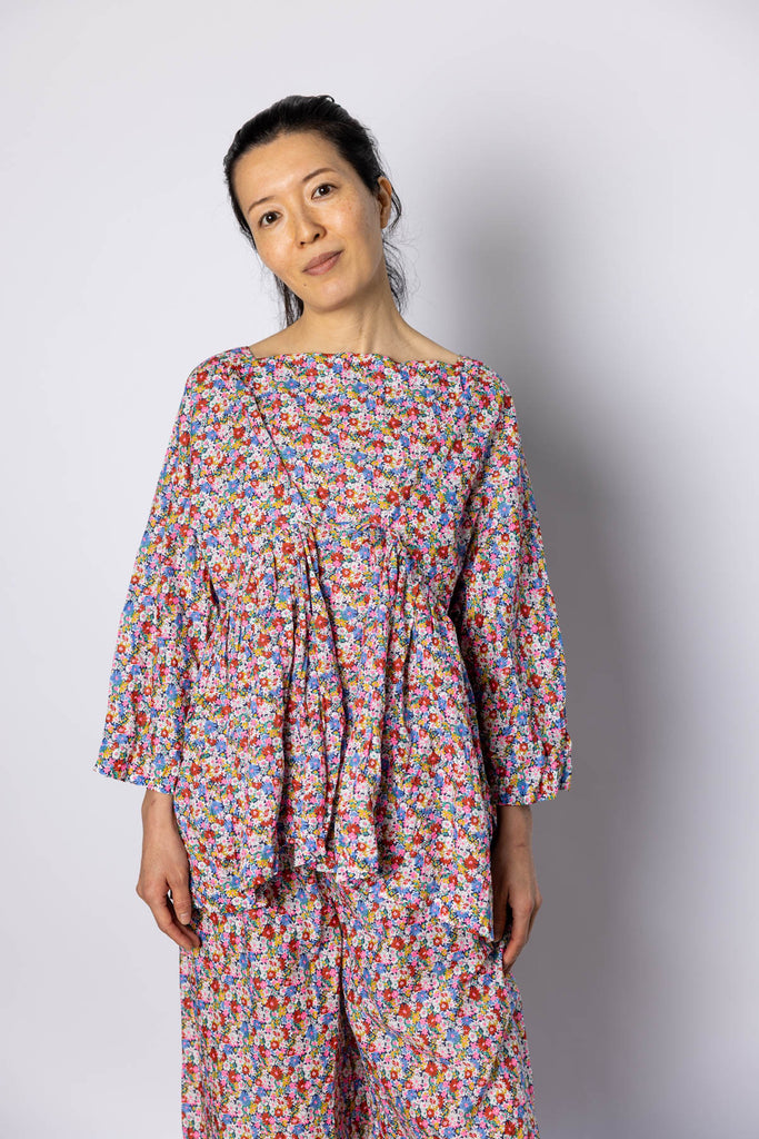 Washed Liberty Floral Blouse - Multi