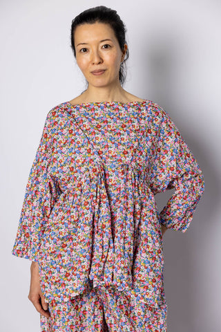 Washed Liberty Floral Blouse - Multi