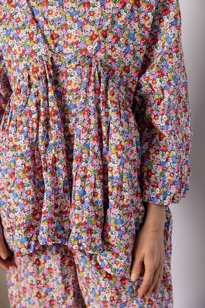 Washed Liberty Floral Blouse - Multi