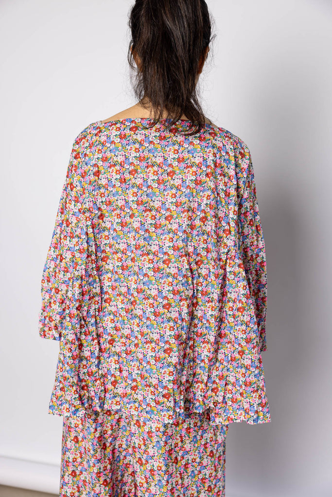 Washed Liberty Floral Blouse - Multi