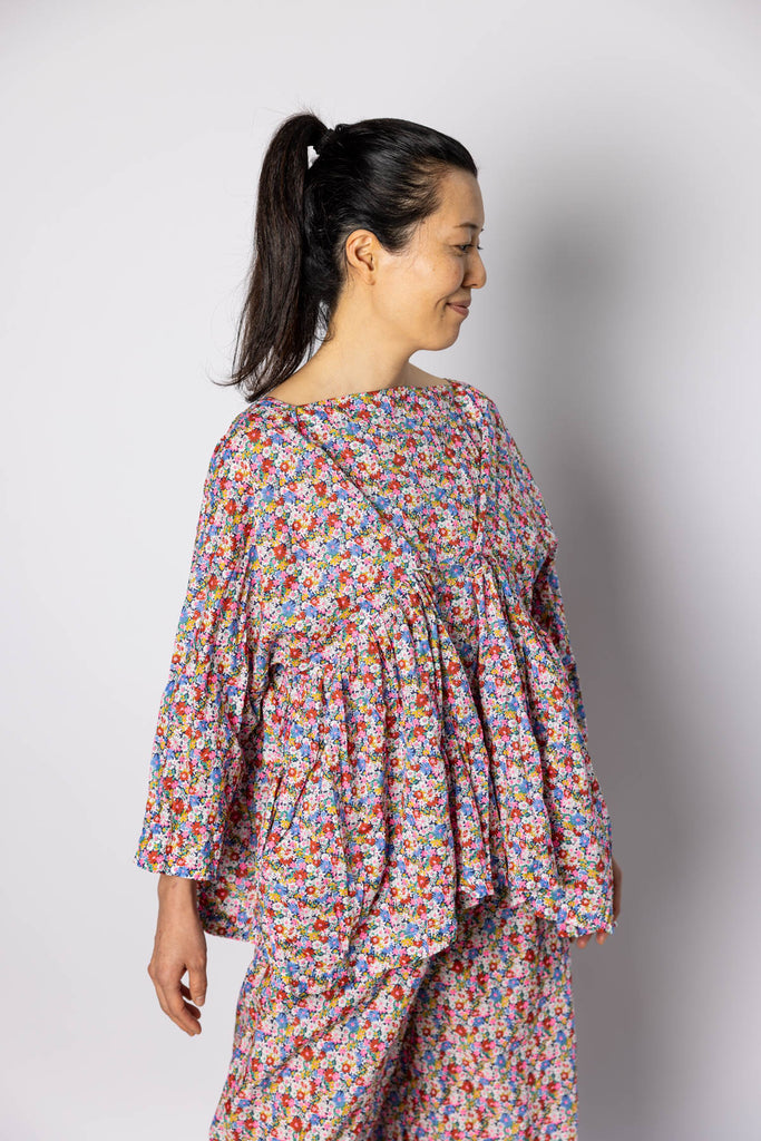 Washed Liberty Floral Blouse - Multi