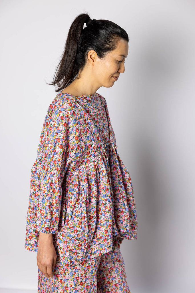 Washed Liberty Floral Blouse - Multi