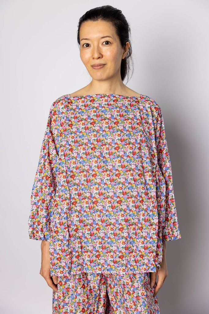Washed Liberty Floral Blouse - Multi