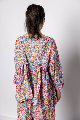 Washed Liberty Floral Blouse - Multi