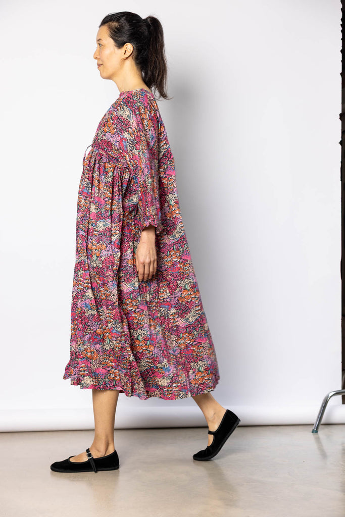 Washed Liberty Floral Print Dress - Multi