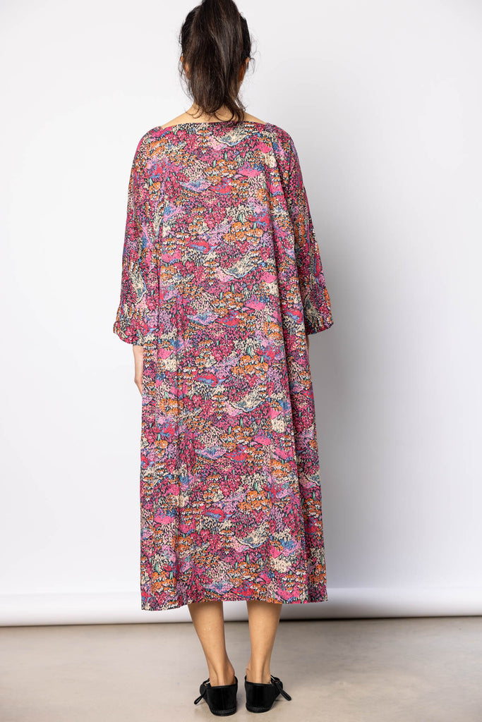 Washed Liberty Floral Print Dress - Multi