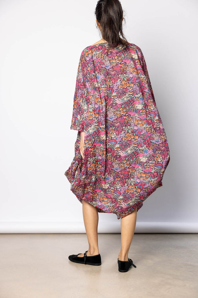 Washed Liberty Floral Print Dress - Multi