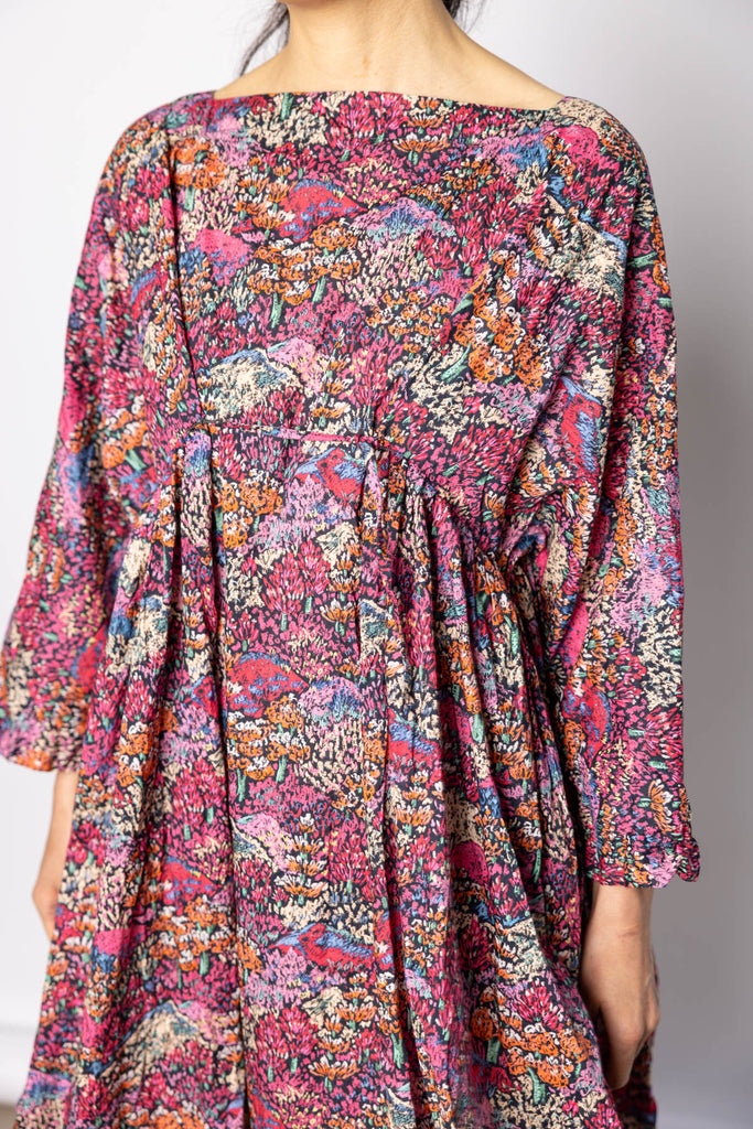 Washed Liberty Floral Print Dress - Multi