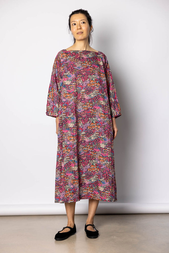 Washed Liberty Floral Print Dress - Multi