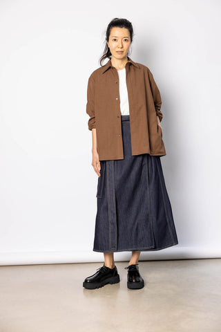 Breton Shirt - Chestnut