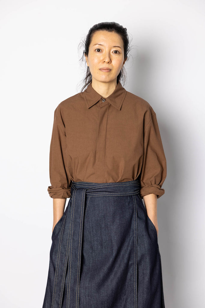 Breton Shirt - Chestnut