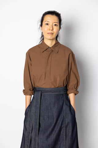 Breton Shirt - Chestnut